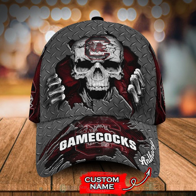 NCAA_South_Carolina_Gamecocks_Skull_Custom_Name_Cap