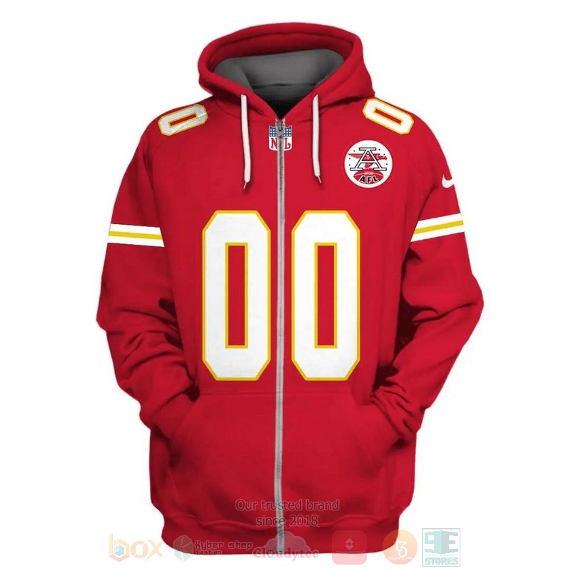 NFL_American_Football_League_Personalized_Red_3D_Hoodie_Shirt
