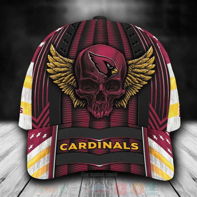 NFL_Arizona_Cardinals_Skull_Custom_Name_Red_Cap