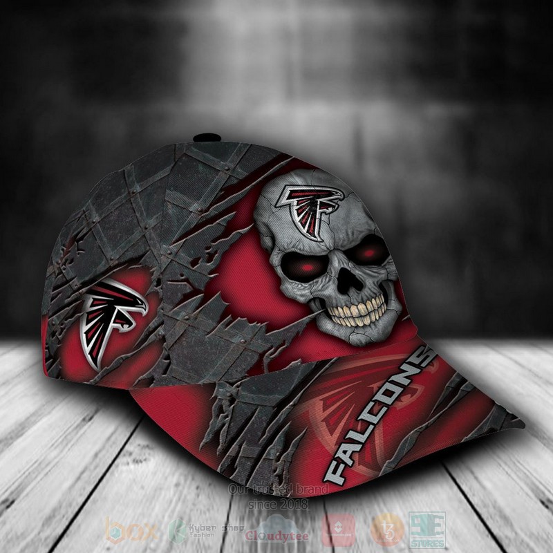 NFL_Atlanta_Falcons_Skull_Custom_Name_Cap_1