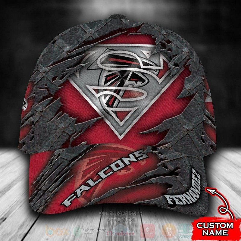 NFL_Atlanta_Falcons_Superman_Custom_Name_Cap