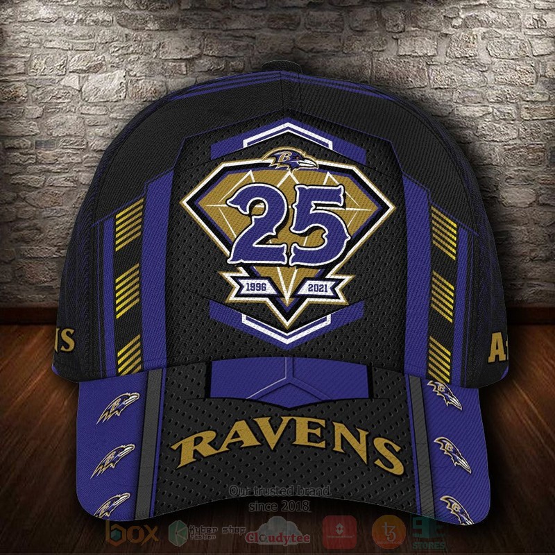 NFL_Baltimore_Ravens_Anniversary_Custom_Name_Cap