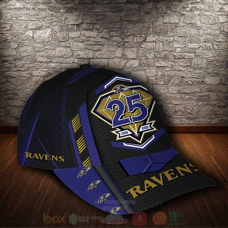 NFL_Baltimore_Ravens_Anniversary_Custom_Name_Cap_1