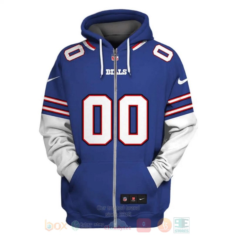 NFL_Buffalo_Bills_Personalized_Blue_3D_Hoodie_Shirt