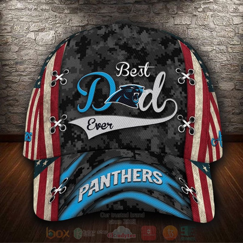 NFL_Carolina_Panthers_Best_Dad_Custom_Name_Cap