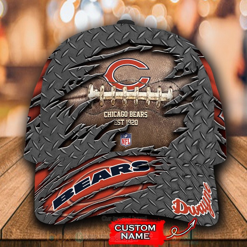 NFL_Chicago_Bears_Custom_Name_Greys_Cap