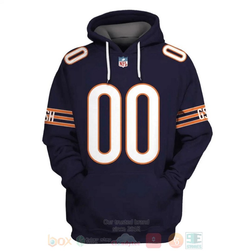 NFL_Chicago_Bears_Personalized_3D_Hoodie_Shirt_1