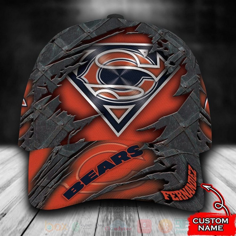 NFL_Chicago_Bears_Superman_Custom_Name_Cap