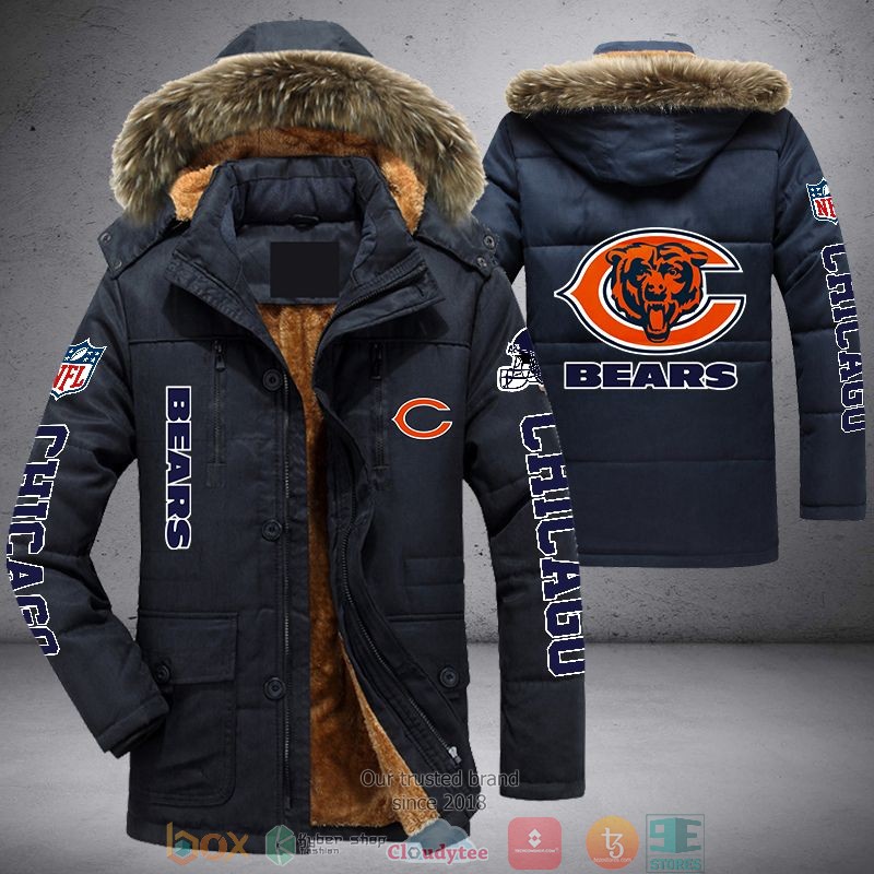 NFL_Chicago_Bears_logo_Parka_Jacket_1