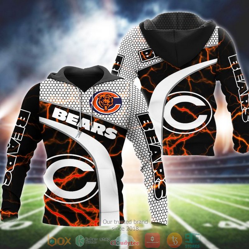 NFL_Chicago_Bears_spark_Black_3d_hoodie