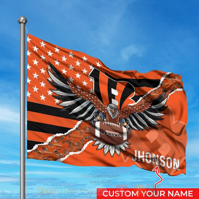 NFL_Cincinnati_Bengals_Custom_Name_Flag