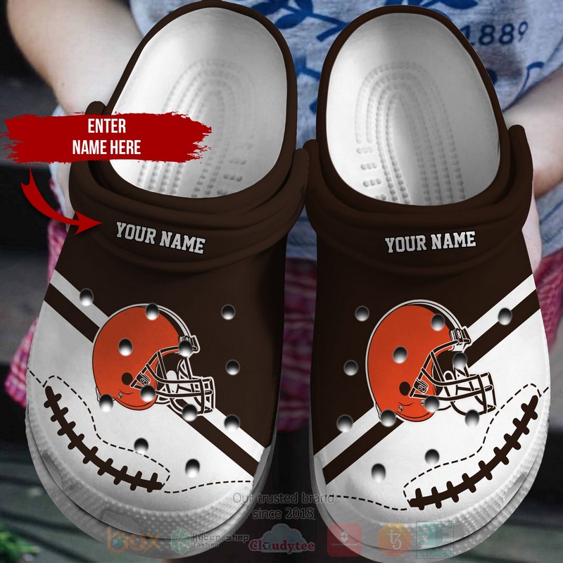 NFL_Cleveland_Browns_Custom_Name_Crocband_Crocs_Clog_Shoes