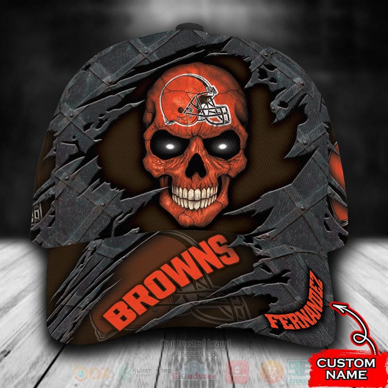 NFL_Cleveland_Browns_Skull_Custom_Name_Cap