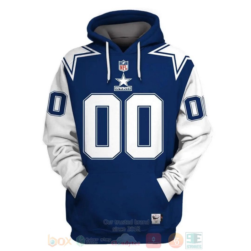 NFL_Dallas_Cowboys_Personalized_Blue_3D_Hoodie_Shirt_1