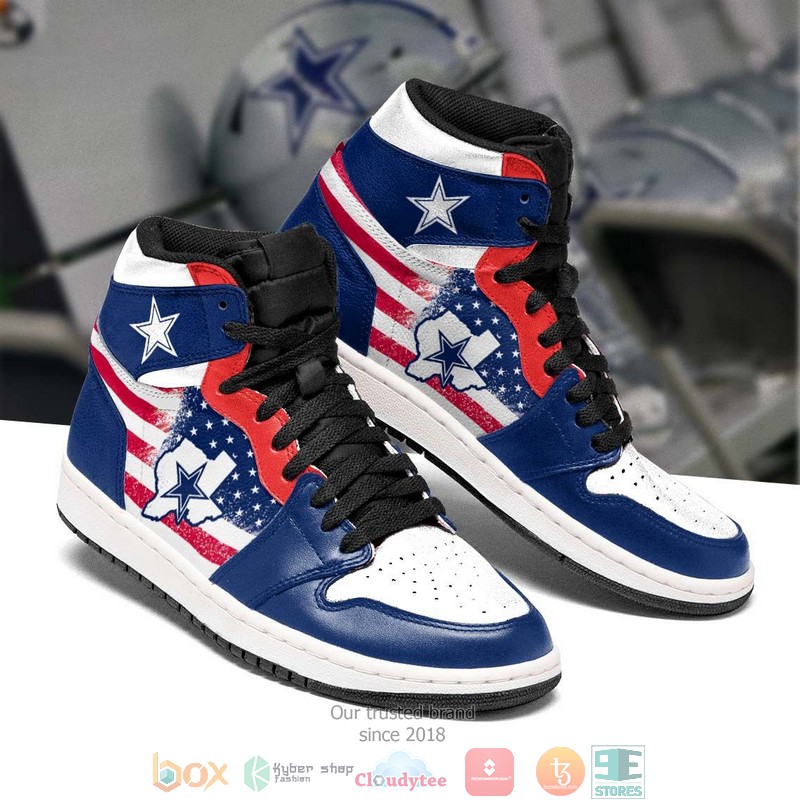 NFL_Dallas_Cowboys_US_flag_Air_Jordan_High_Top_Shoes_1