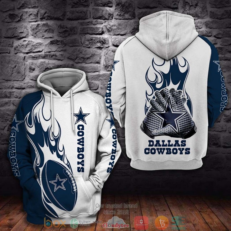 NFL_Dallas_Cowboys_rugby_flame_3d_Hoodie