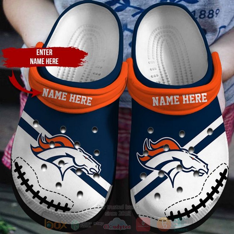 NFL_Denver_Broncos_Custom_Name_Crocband_Crocs_Clog_Shoes