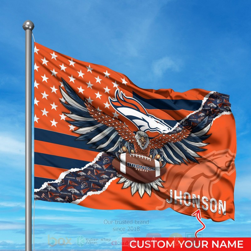 NFL_Denver_Broncos_Custom_Name_Flag