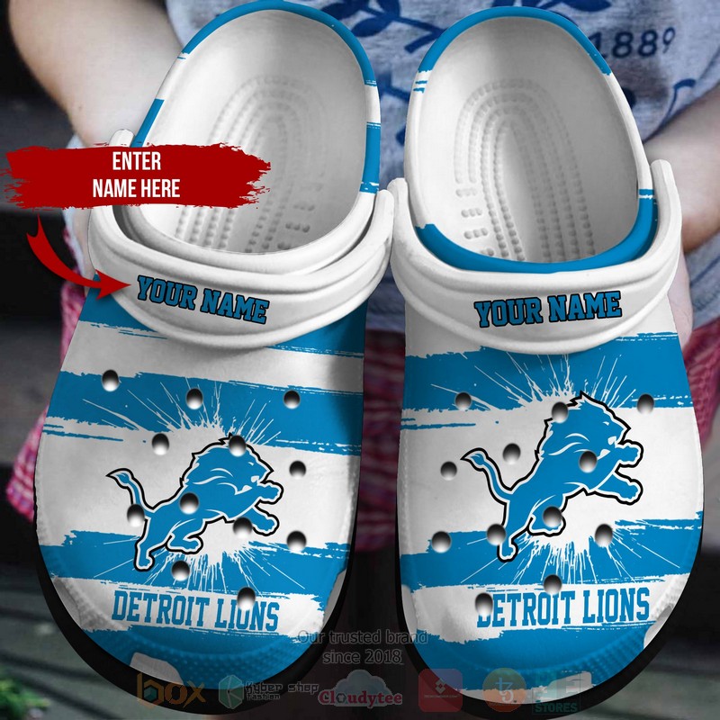 NFL_Detroit_Lions_Custom_Name_Crocband_Crocs_Clog_Shoes