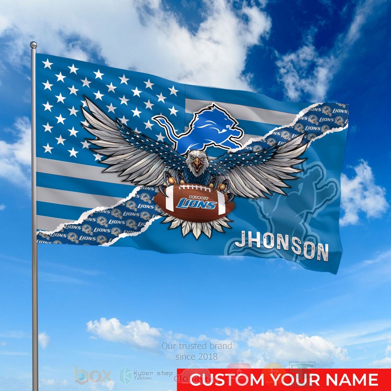NFL_Detroit_Lions_Custom_Name_Flag_1