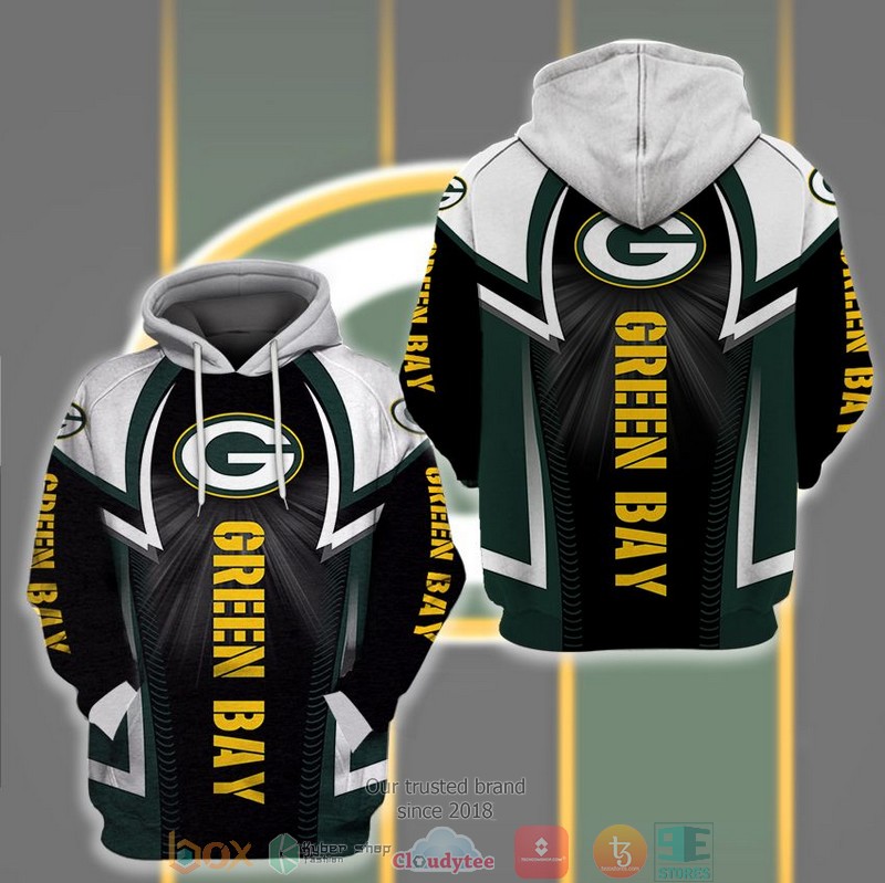 NFL_Green_Bay_Packers_Black_Yellow_3d_hoodie