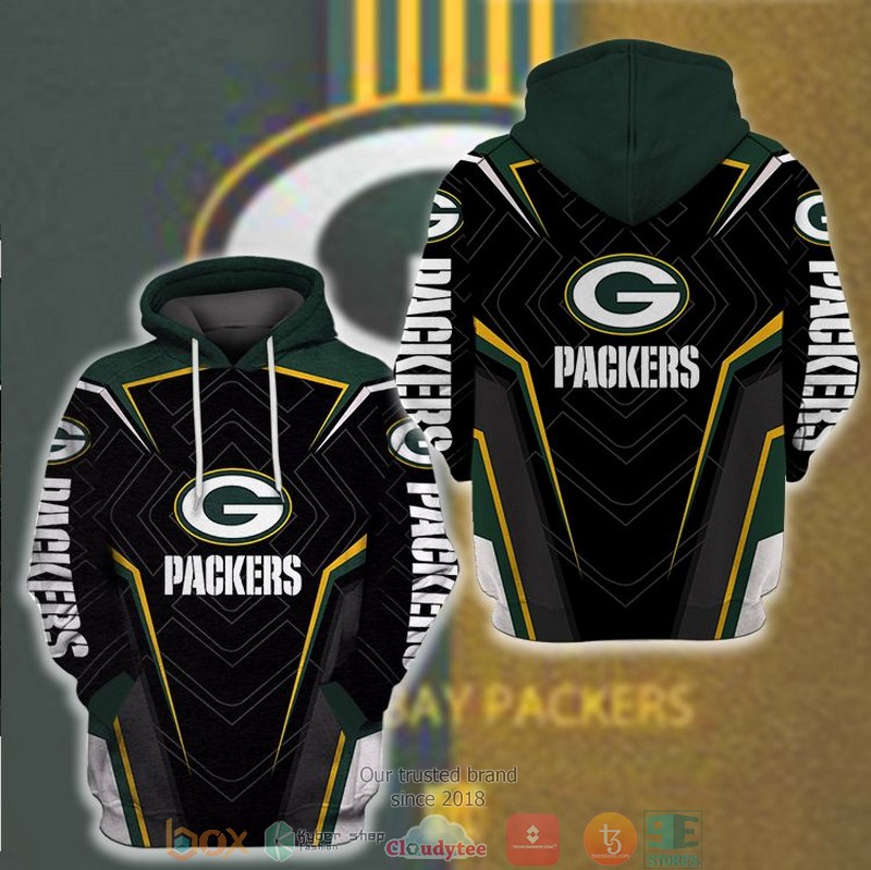 NFL_Green_Bay_Packers_Dark_Green_3d_hoodie