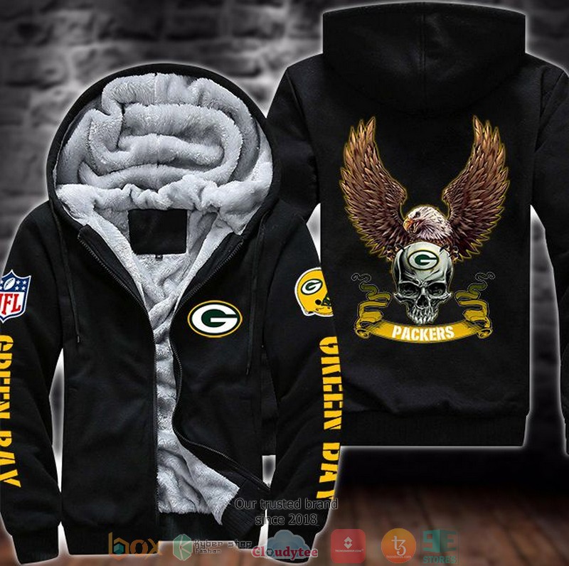 NFL_Green_Bay_Packers_Skull_Eagle_Wings_3d_fleece_hoodie_jacket