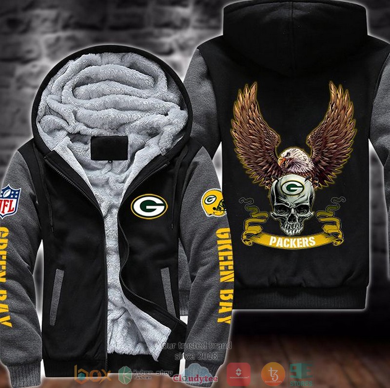 NFL_Green_Bay_Packers_Skull_Eagle_Wings_3d_fleece_hoodie_jacket_1
