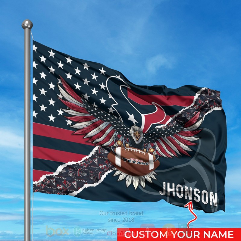 NFL_Houston_Texans_Custom_Name_Flag