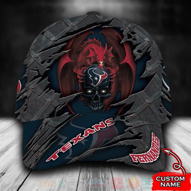NFL_Houston_Texans_Dragon_Custom_Name_Cap