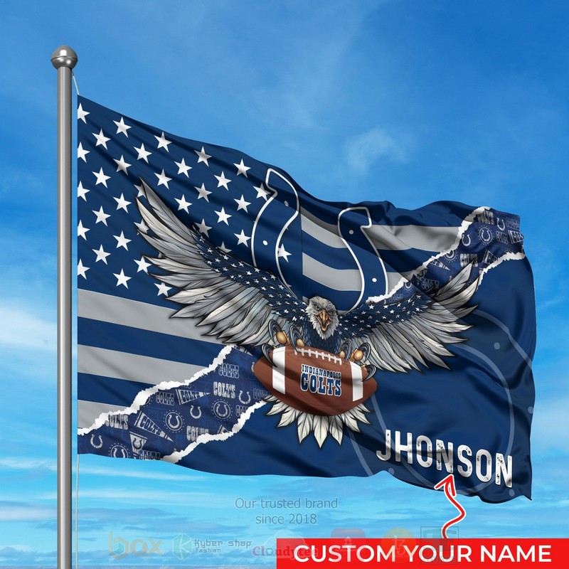 NFL_Indianapolis_Colts_Custom_Name_Flag