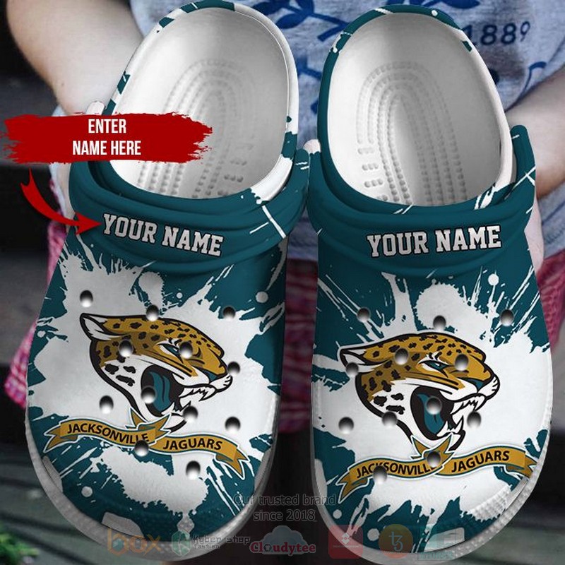 NFL_Jacksonville_Jaguars_Custom_Name_Crocband_Crocs_Clog_Shoes