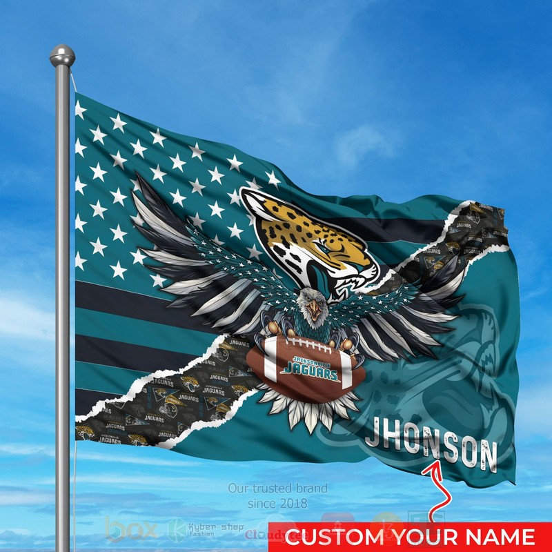 NFL_Jacksonville_Jaguars_Custom_Name_Flag