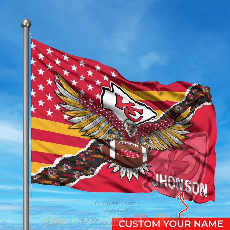 NFL_Kansas_City_Chiefs_Custom_Name_Flag