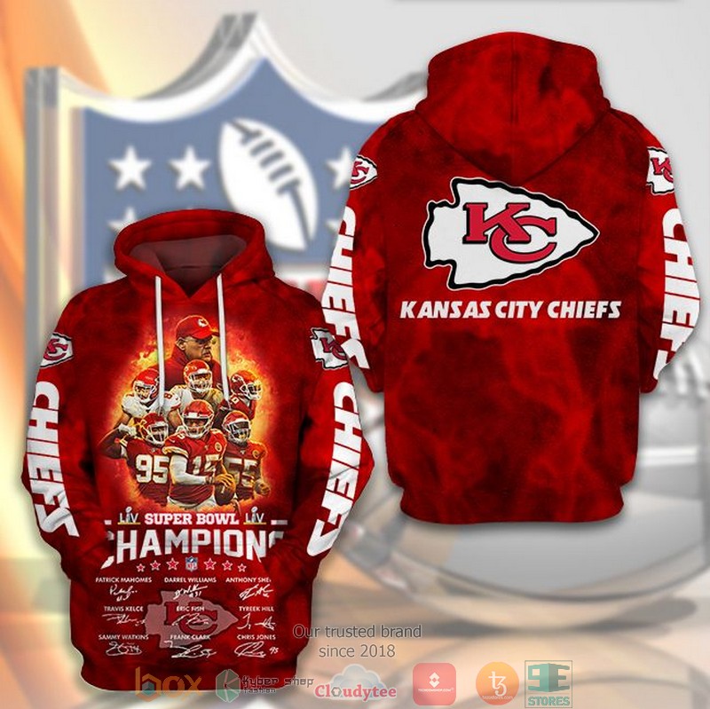 NFL_Kansas_City_Chiefs_Super_Bowl_Champions_2021_Members_3d_hoodie