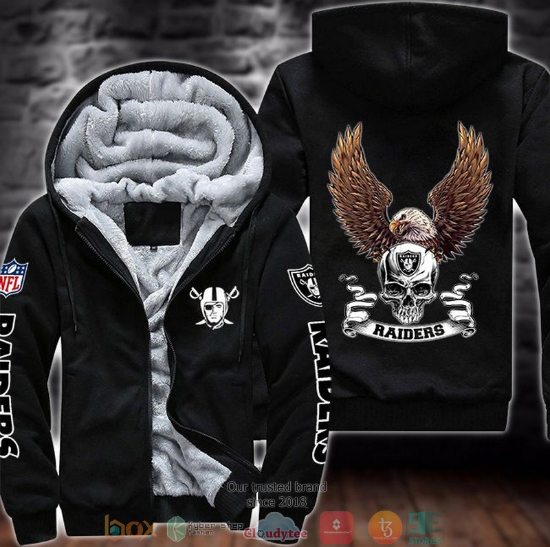 NFL_Las_Vegas_Raiders_Skull_Eagle_Wings_3d_fleece_hoodie_jacket