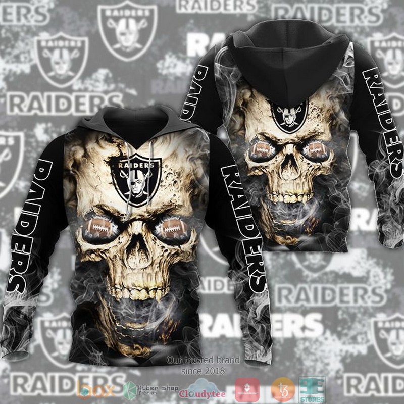 NFL_Las_Vegas_Raiders_Smoke_Skull_3d_Hoodie