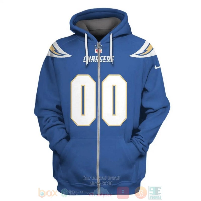 NFL_Los_Angeles_Chargers_Personalized_3D_Hoodie_Shirt