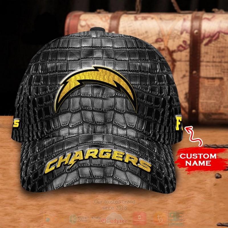 NFL_Los_Angeles_Chargers_Printed_Custom_Name_Cap