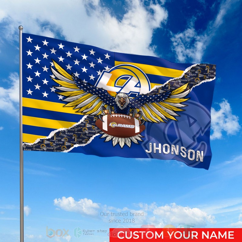 NFL_Los_Angeles_Rams_Custom_Name_Flag_1