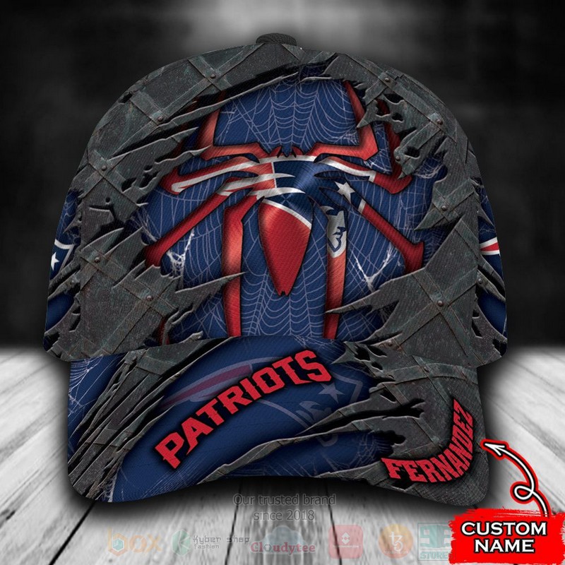 NFL_New_England_Patriots_Spider-Man_Custom_Name_Cap