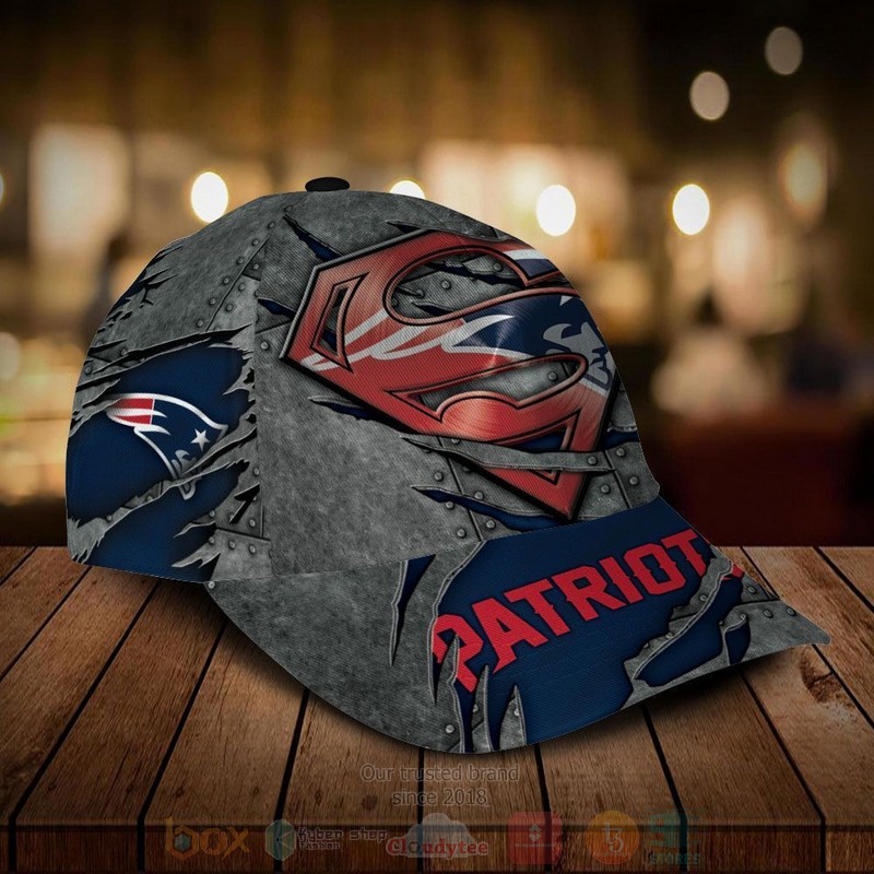 NFL_New_England_Patriots_Superman_Custom_Name_Cap_1