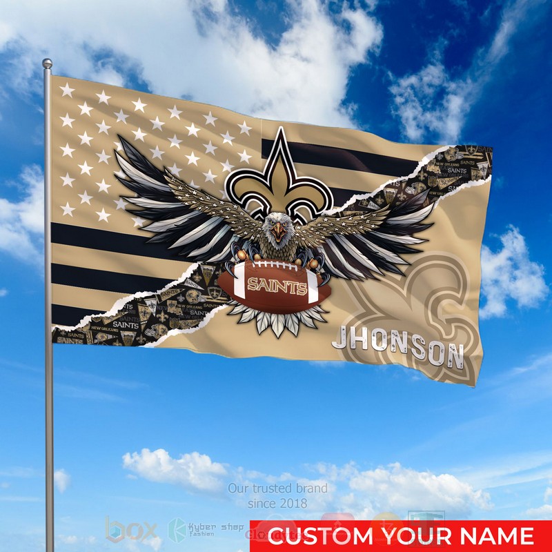NFL_New_Orleans_Saints_Custom_Name_Flag_1