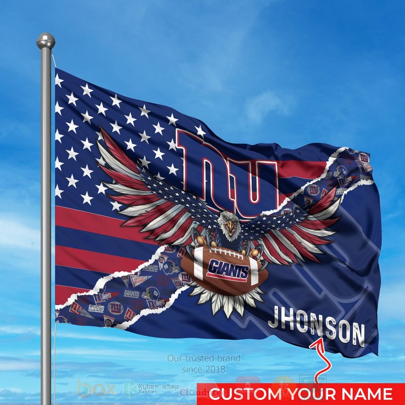 NFL_New_York_Giants_Custom_Name_Flag