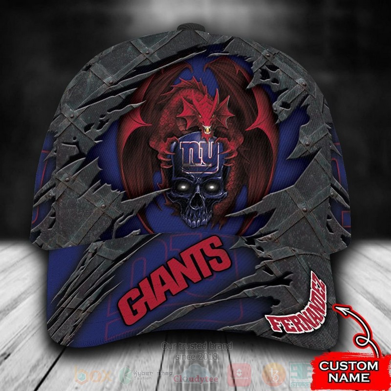 NFL_New_York_Giants_Dragon_Custom_Name_Cap