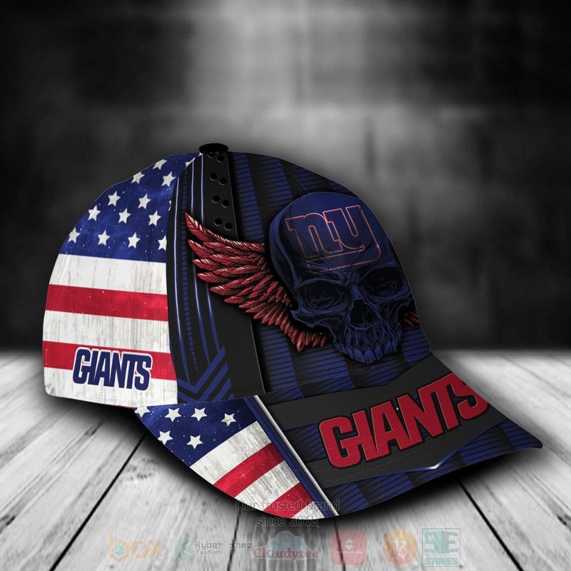 NFL_New_York_Giants_Skull_Custom_Name_Dark_Blue_Cap_1