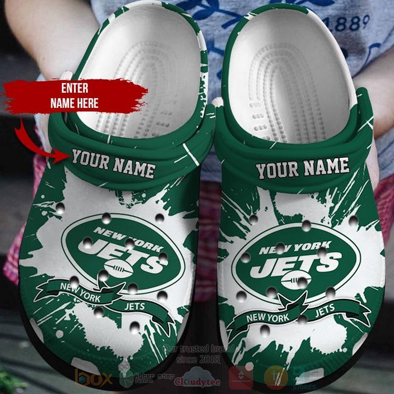 NFL_New_York_Jets_Custom_Name_Crocband_Crocs_Clog_Shoes