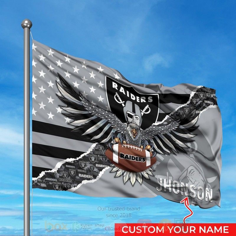 NFL_Oakland_Raiders_Custom_Name_Flag