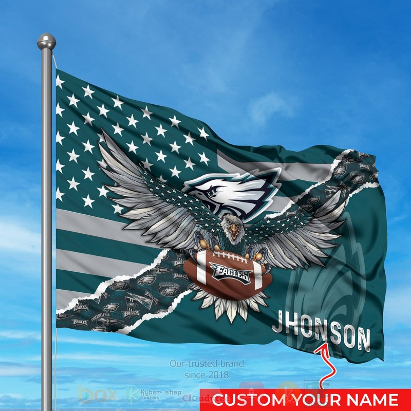 NFL_Philadelphia_Eagles_Custom_Name_Flag