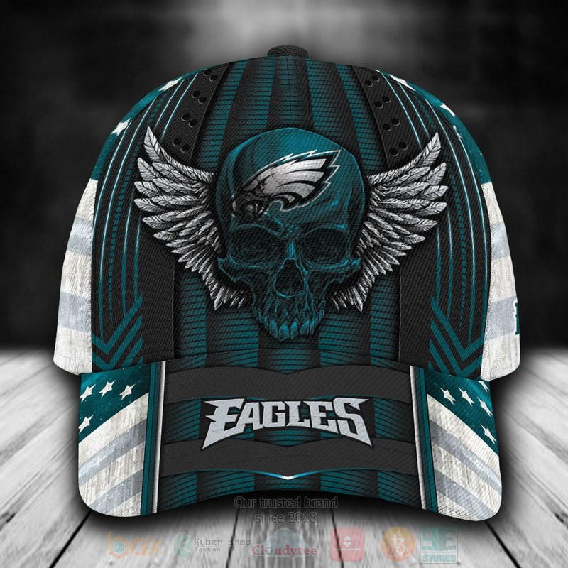 NFL_Philadelphia_Eagles_Skull_Custom_Name_Cap